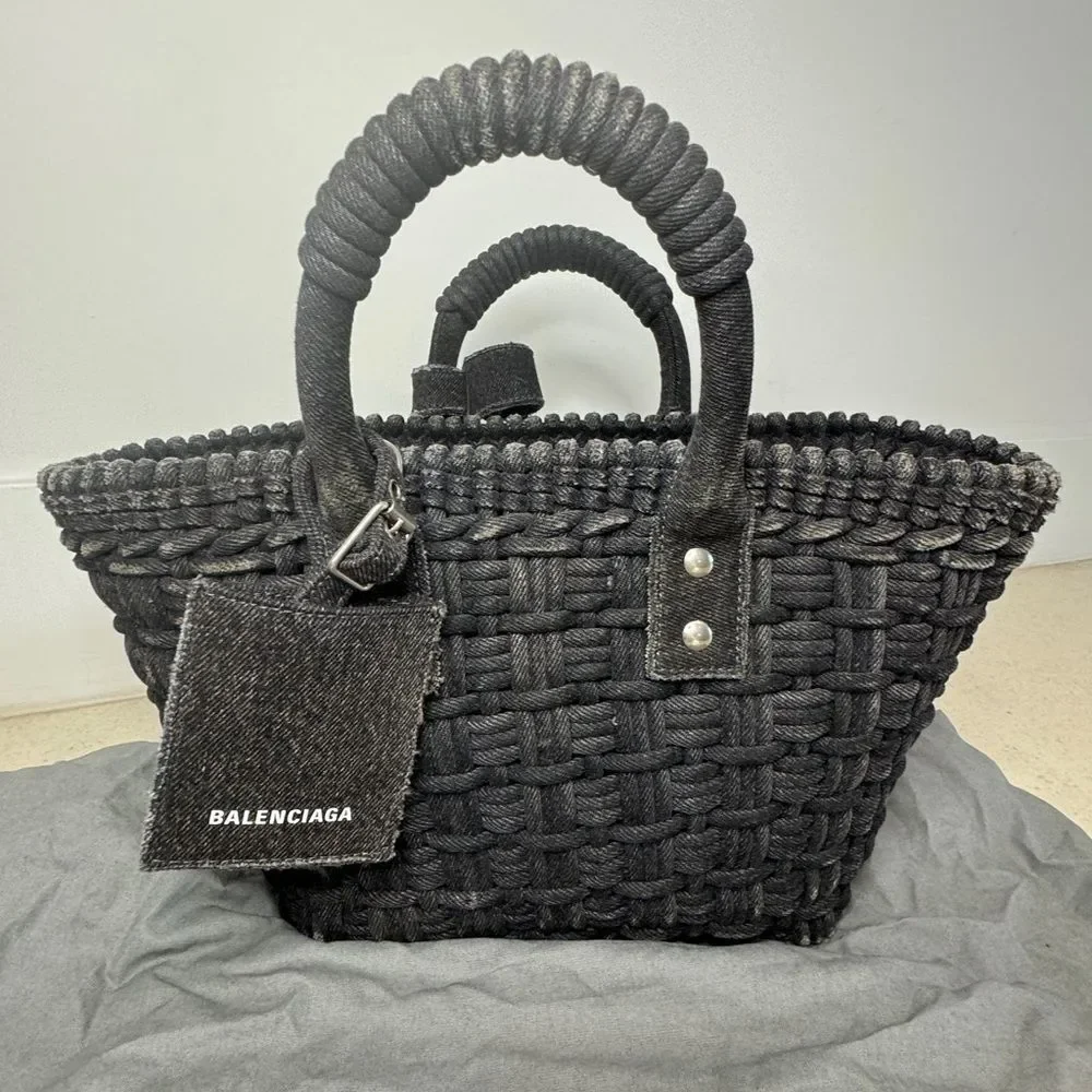 Balenciaga XS Bistro Basket tote bag NWT